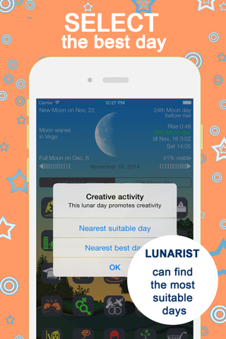 Lunarist - Лунный календарь. Гороскоп и астрология screenshot 4