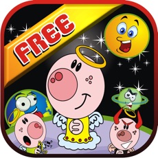 Activities of Puzzles FREE. Play with planets, monsters, angels and other characters!