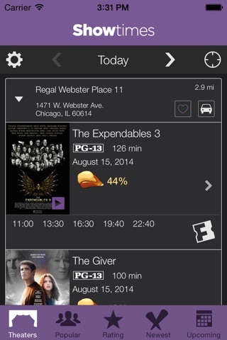 Showtimes - Movie Tickets screenshot 2