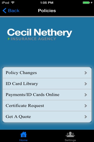 Cecil Nethery Insurance screenshot 2