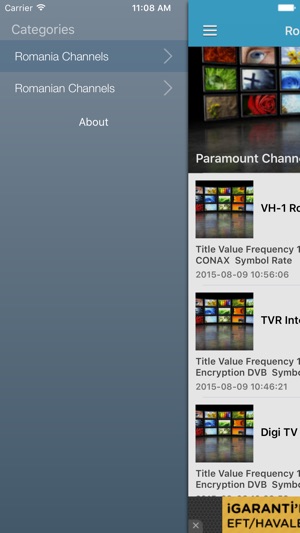 Romania TV Channels Sat Info(圖1)-速報App