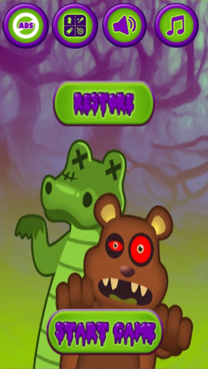 Bubble Zombie Animal Safari Shooter