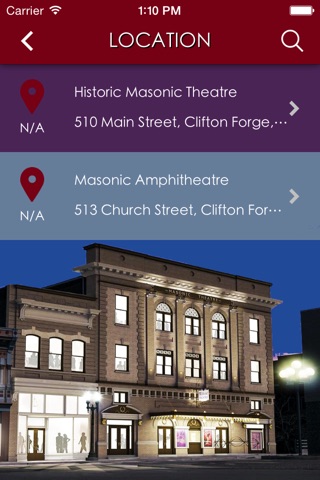 Historic Masonic Theatre and Amphitheatre screenshot 3