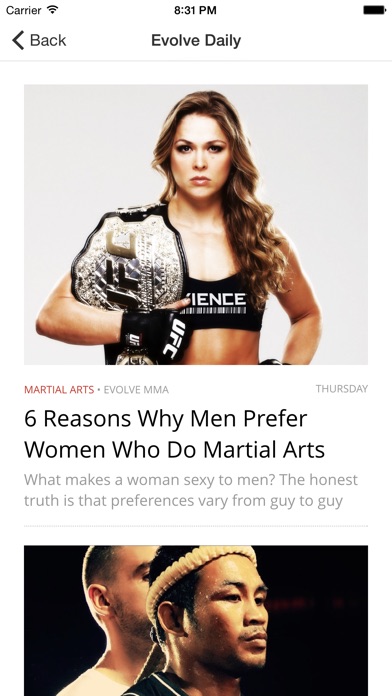 download Evolve MMA apps 2