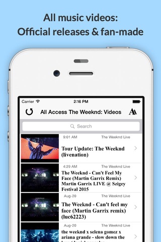 All Access: The Weeknd Edition - Music, Videos, Social, Photos, News & More! screenshot 3