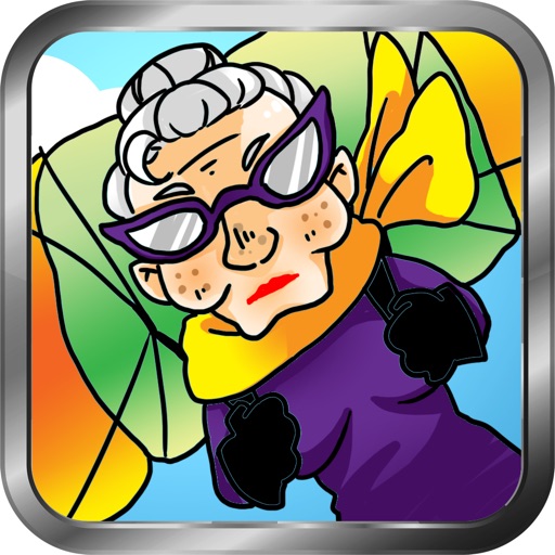 Brave Grandma Sky Diving HD iOS App