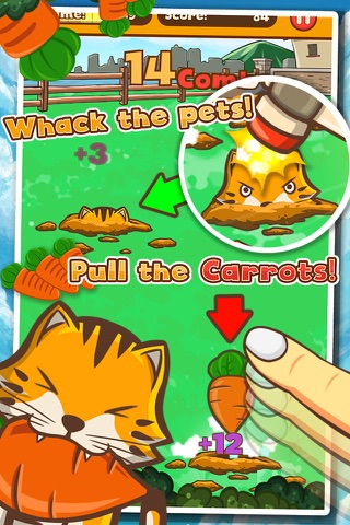Carrot Rush : Online Multiplayer Hammer Whacking Action Battle Challenge screenshot 4