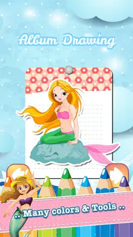 Game screenshot Mermaid Coloring Book Learning Games For Kids 4 th mod apk