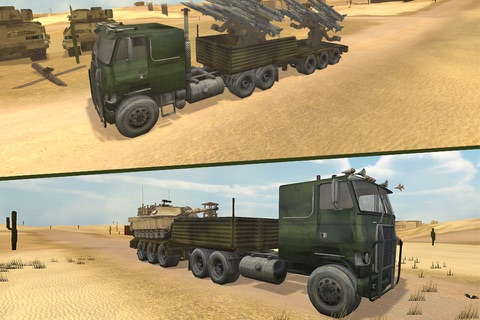 Army War Truck Transporter screenshot 2