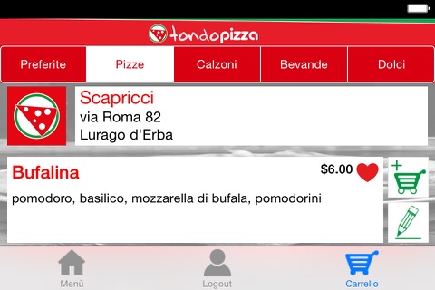 TondoPizza ordina online la pizza screenshot 4