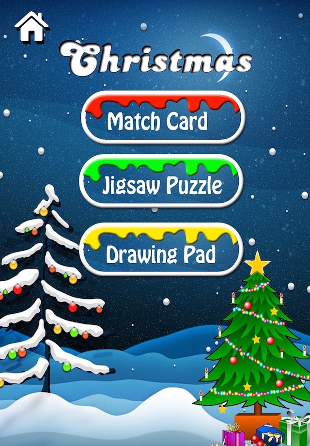 Christmas Games 3 in 1- Match Puzzle Jigsaw Puzzle and Drawing Pad screenshot 3