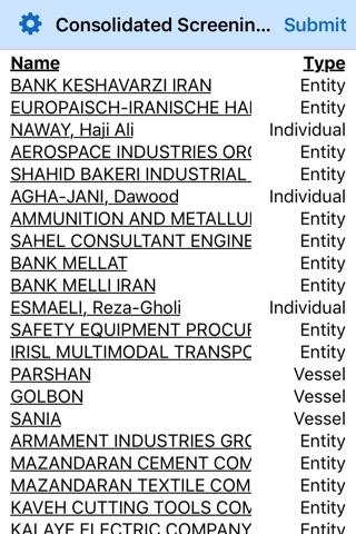 Export Screening List screenshot 4