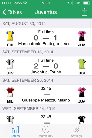 Scheduler - Italian Football Serie A 2016-2017 screenshot 2