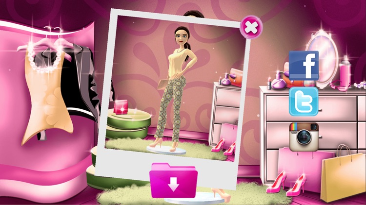 Style Girl! Dress Up Game for Girls and Teens - Fantasy Fashion Salon & Beauty Makeover Studio screenshot-3