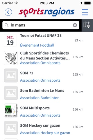 Sportsregions screenshot 3