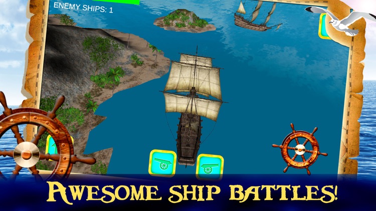 Sea Pirate Ship Simulator 3D Full screenshot-3