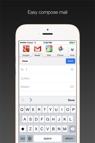 Secure Mail for Gmail Free: use native Passcode and Touch ID to protect your Gmail screenshot 3
