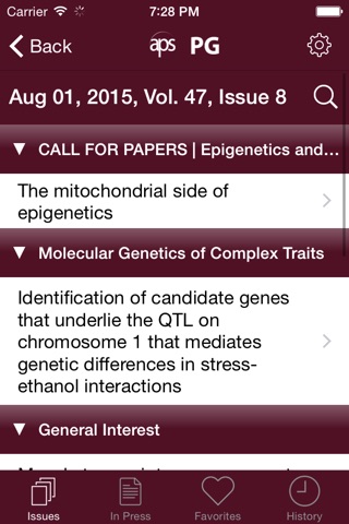 APS Journals screenshot 3