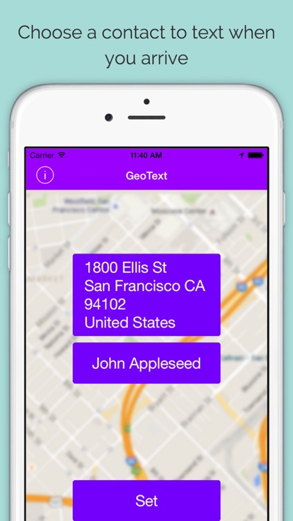 GeoText - Automatically text your location