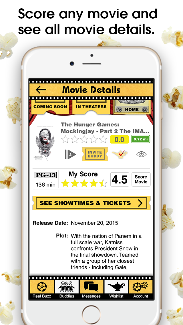 Reel Buddy - See Showtimes, Buy Movie Tickets, and Find Movie Friends