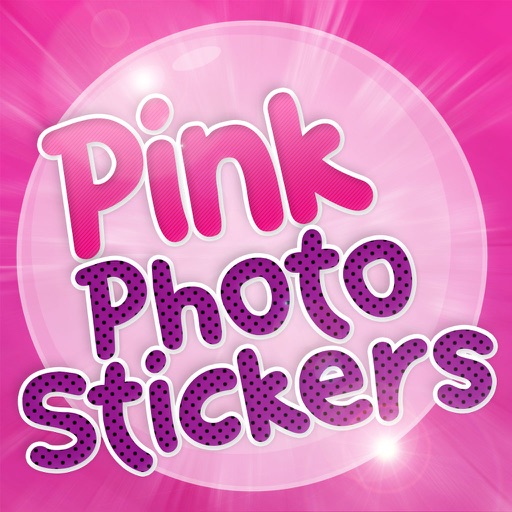 Cool Pink Photo Stickers for girls – Decoration Studio for the Best Picture Editing icon