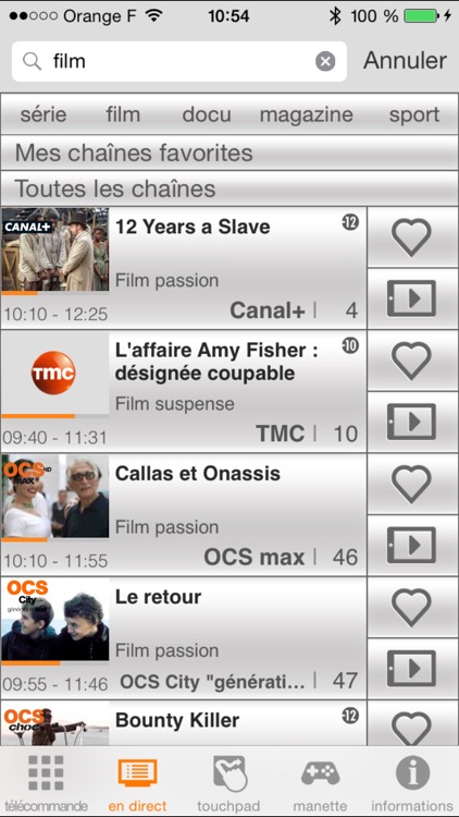 TVcommande d’Orange