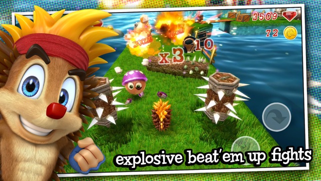 Crazy Hedgy - Beat ’em up 3D Platformer