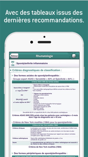 SMARTfiches Rhumatologie(圖2)-速報App