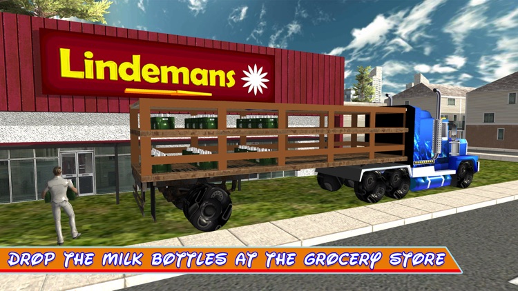Milk Transport Truck Supply 3D - Real trucker simulation and parking game