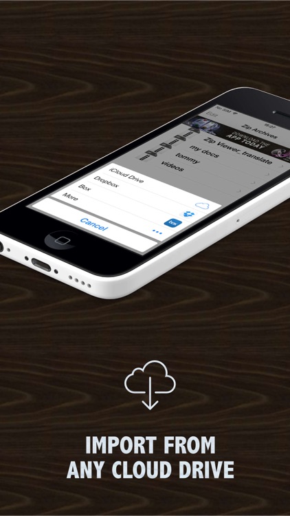 Zip Viewer - Archiver Manager Browser Reader of Zip Files, unzip directly from email, Safari, Dropbox or iCloud Drive