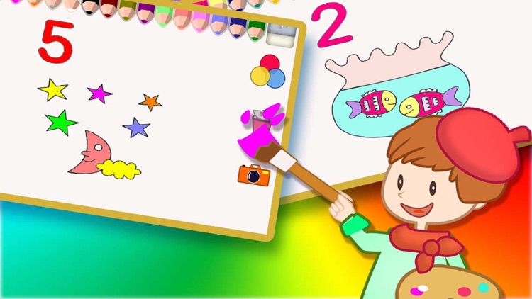 ABC Coloring Book 17 - Making the numbers colorful