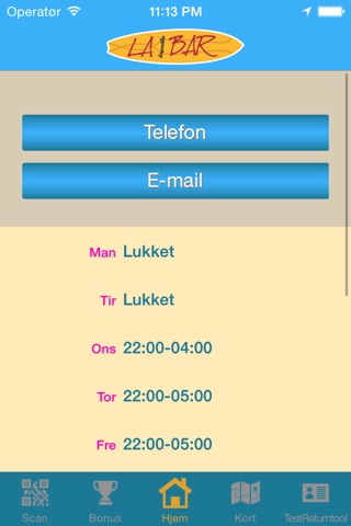 LA Bar Odense screenshot 4