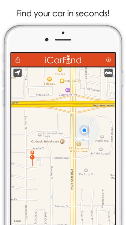 iCarFind Lite - Save & Find your parking spot