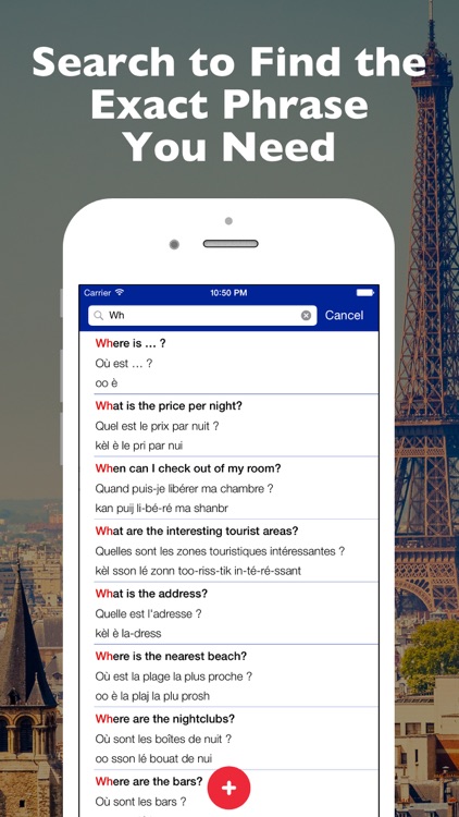 SmallTalk - French Phrasebook