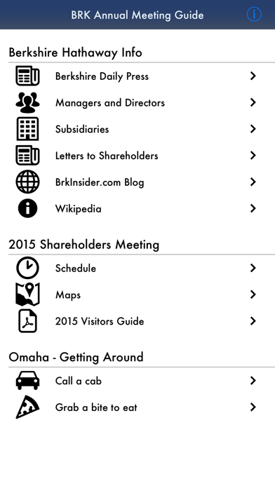 How to cancel & delete Berkshire Hathaway Meeting Guide from iphone & ipad 1