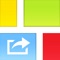 Photo Collage Master enables you to share multiple photos with your friends at one time via Facebook, Twitter or Instagram