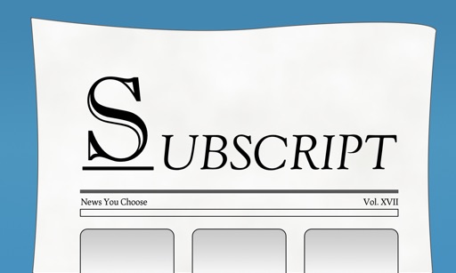 Subscript - News you choose icon