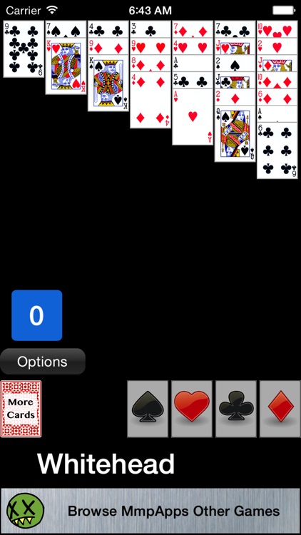 How to play Whitehead solitaire