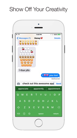 Emoji Emoticons Keypad — Color Keyboard Themes and Emojis Artのおすすめ画像4