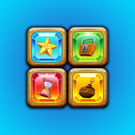 Flick The Gems - Play Finger Reflex Puzzle Game for FREE ! Icon