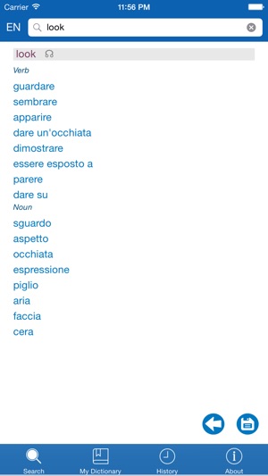 Italian <> English Dictionary + Vocabulary trainer(圖2)-速報App