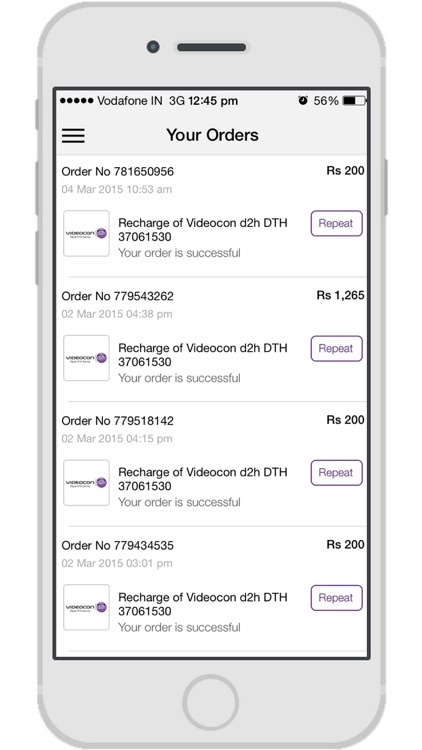 Videocon d2h Recharge screenshot-4
