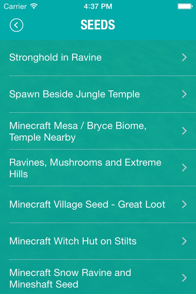 Seeds for Minecraft - Ultimate Guide with Seed Descriptions and Codes! screenshot 2