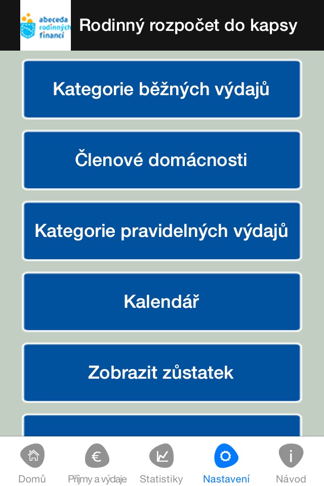 Rodinný rozpočet do kapsy screenshot 3