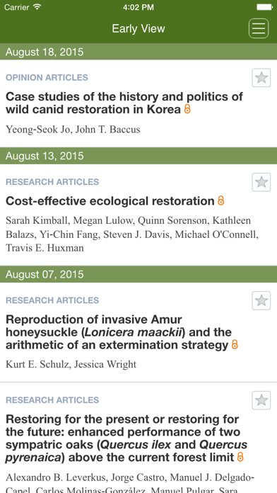 How to cancel & delete Restoration Ecology from iphone & ipad 4