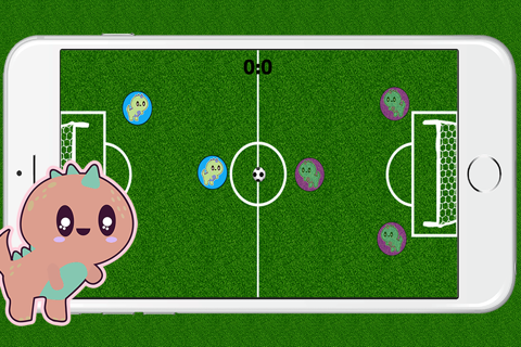 Dinosaur Football Kick to Score Goal Games for Kids screenshot 2