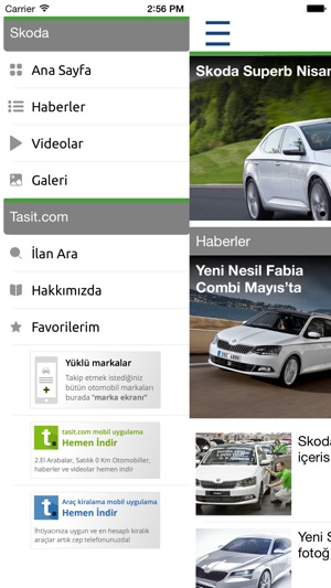 Tasit.com Skoda Haber, Video, Galeri, İl