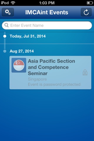 IMCAint Events screenshot 2