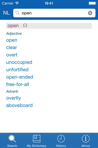 Dutch <> English Offline Dictionary + Word Trainer screenshot 2