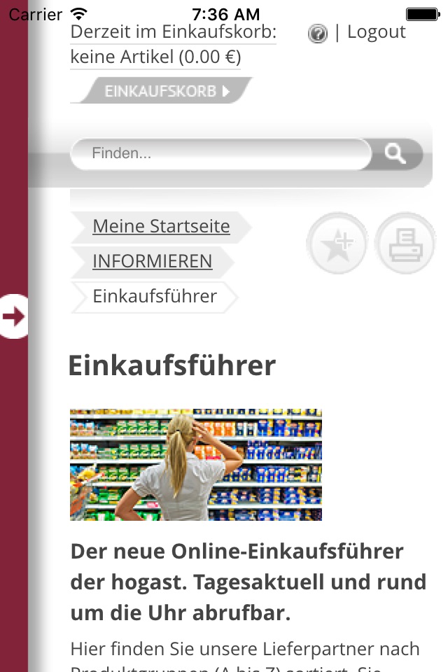 Hogast Einkaufsführer screenshot 2